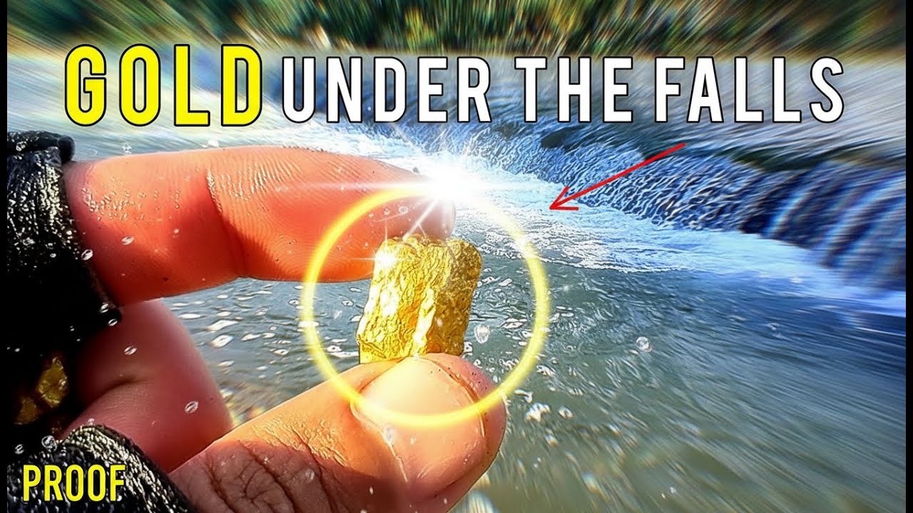 GOLD Under the Falls – Rare Nuggets Discovered!