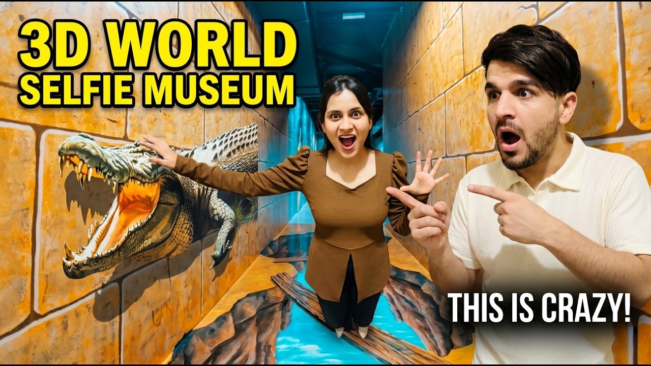 Dubai’s CRAZIEST Selfie Museum? 🤯 | 3D World Dubai FULL Tour!