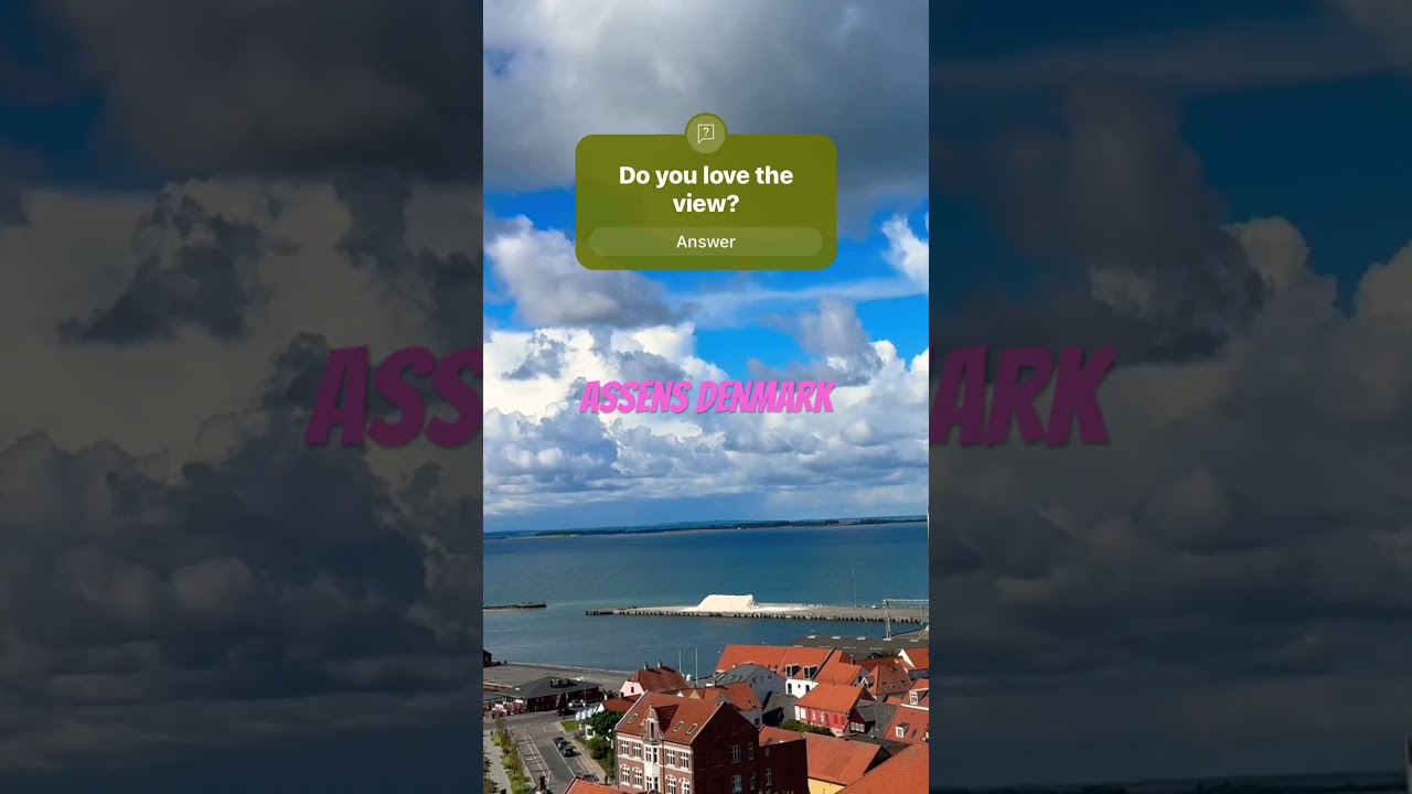 Assens town view #Assens #denmark #travel #beautiful #viralshorts