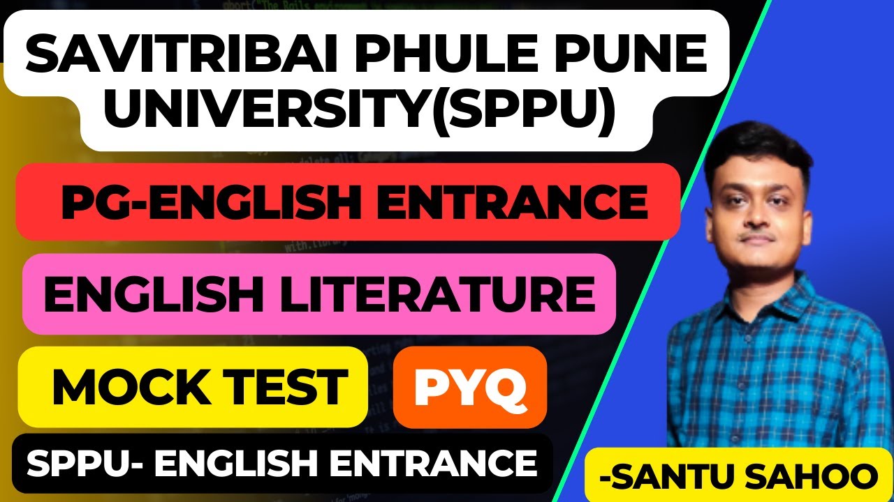 SPPU PG English Previous Year Question Papers II Savitribai Phule Pune University ENGLISH PYQ II PYQ