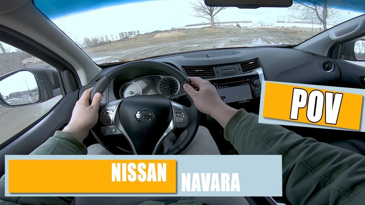 POV - Nissan Navara 2.3 dCi NA LEKKIM BŁOCIE!