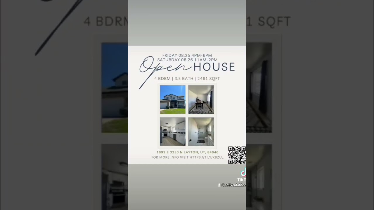#realtor #activeutahhomes#utah #explore #fyp #saltlakecityrealestate #utrealestate #openhouse #viral