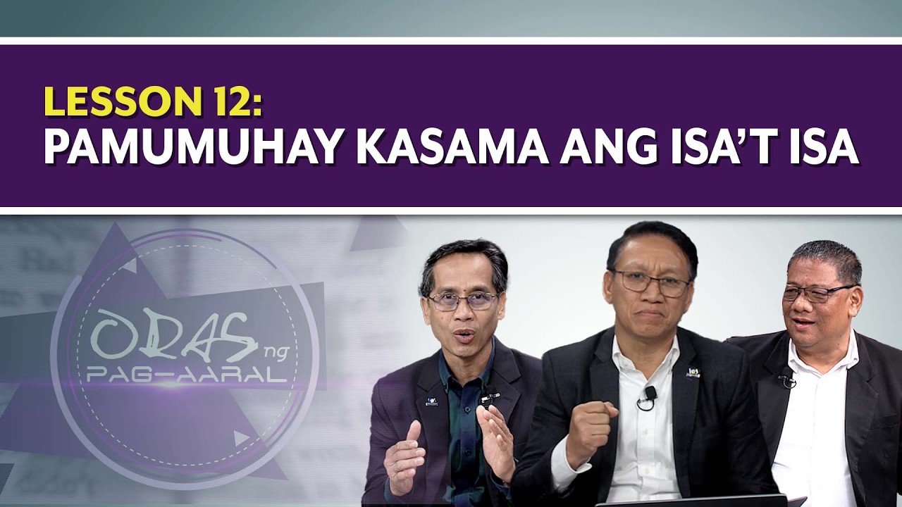 Oras ng Pag-aaral | Pamumuhay Kasama Ang Isa't Isa  | Lesson 12 | 1st Qtr 2026