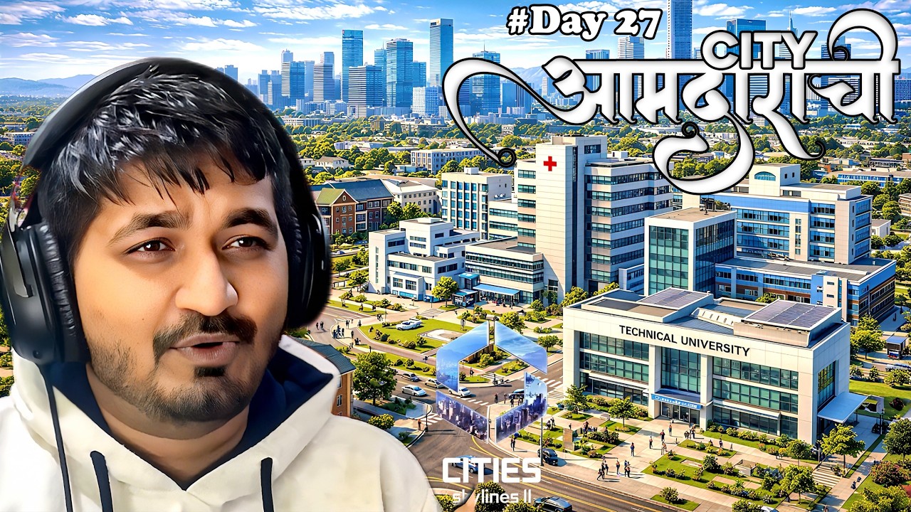 Aamdarchi City Day 27 – University, Medical & Technical University 🎓🔬 | CS2 Marathi | The Shiledar