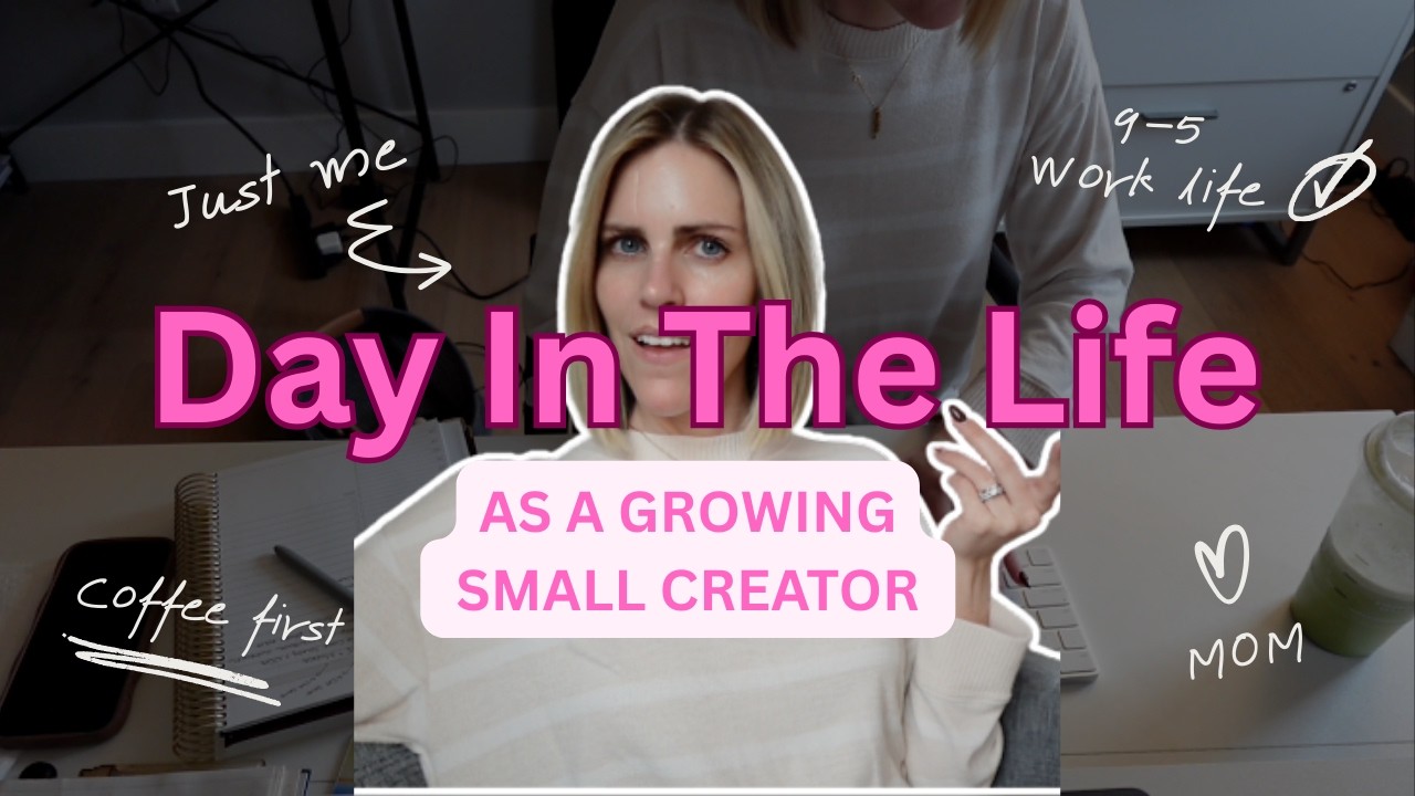 Working From Home as a Small Creator | Mom Life, Sick Season & Content Strategy