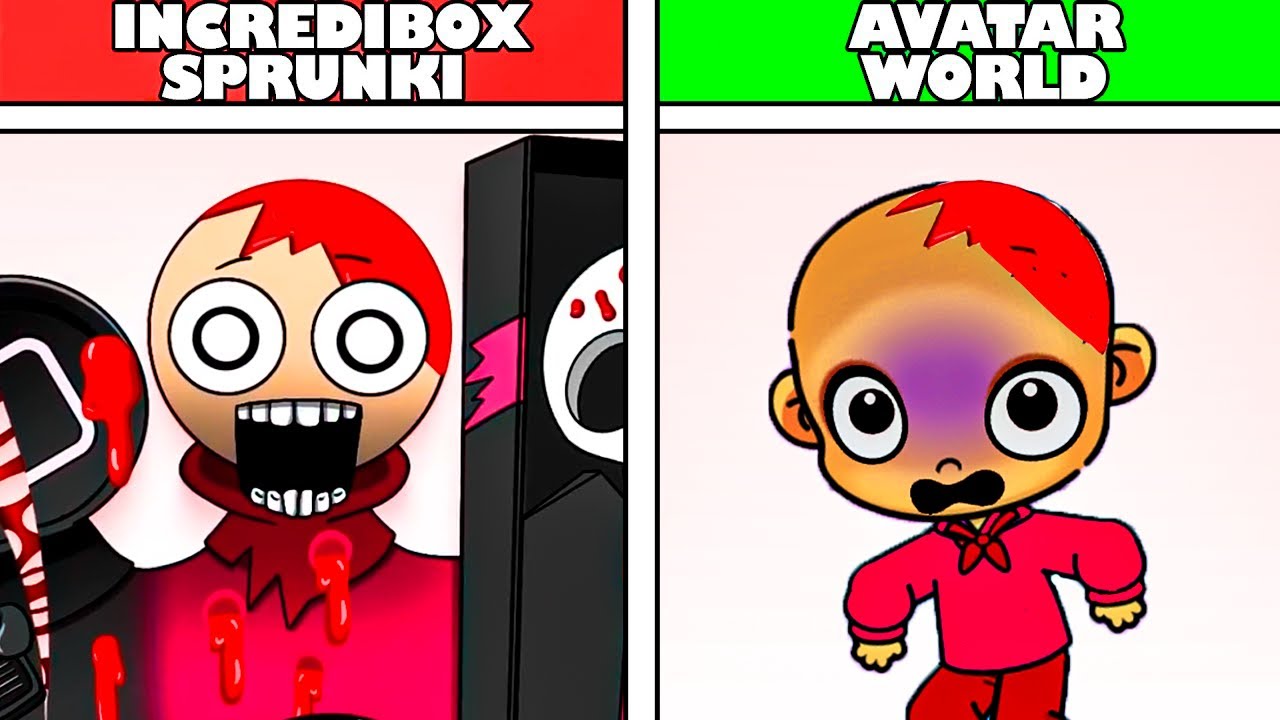 NEW MOD! 😨 Incredibox Sprunki VS Avatar World - Normal Versions VS Horror Versions