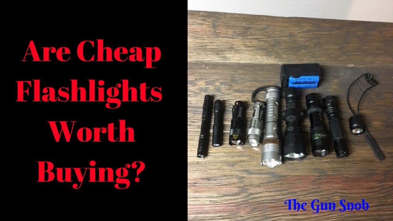 Cheap Ebay Flashlights are they worth having