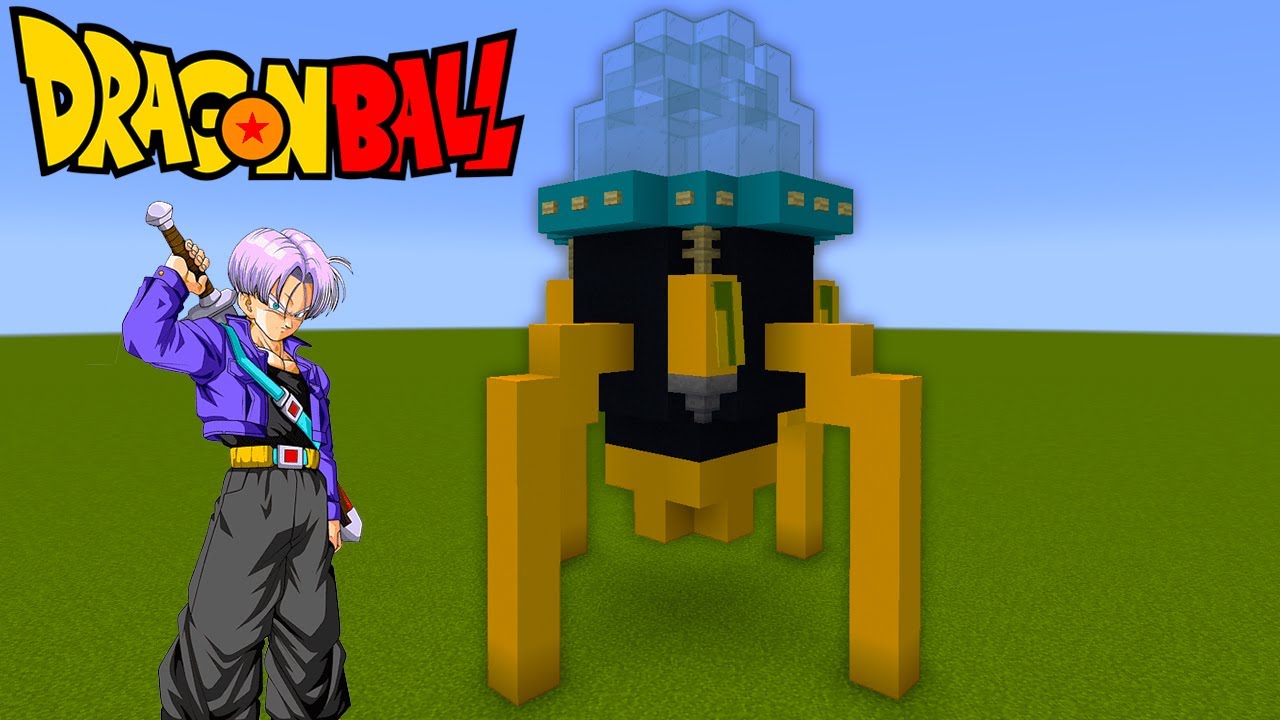 Minecraft Tutorial: How To Make The Capsule Corp Time Machine 