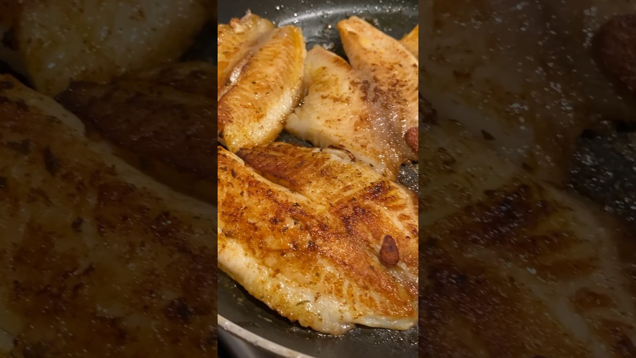Filetes de tilapia doraditos y jugosos #recetas #recetafacil#pescado#recetasconpescado #comida