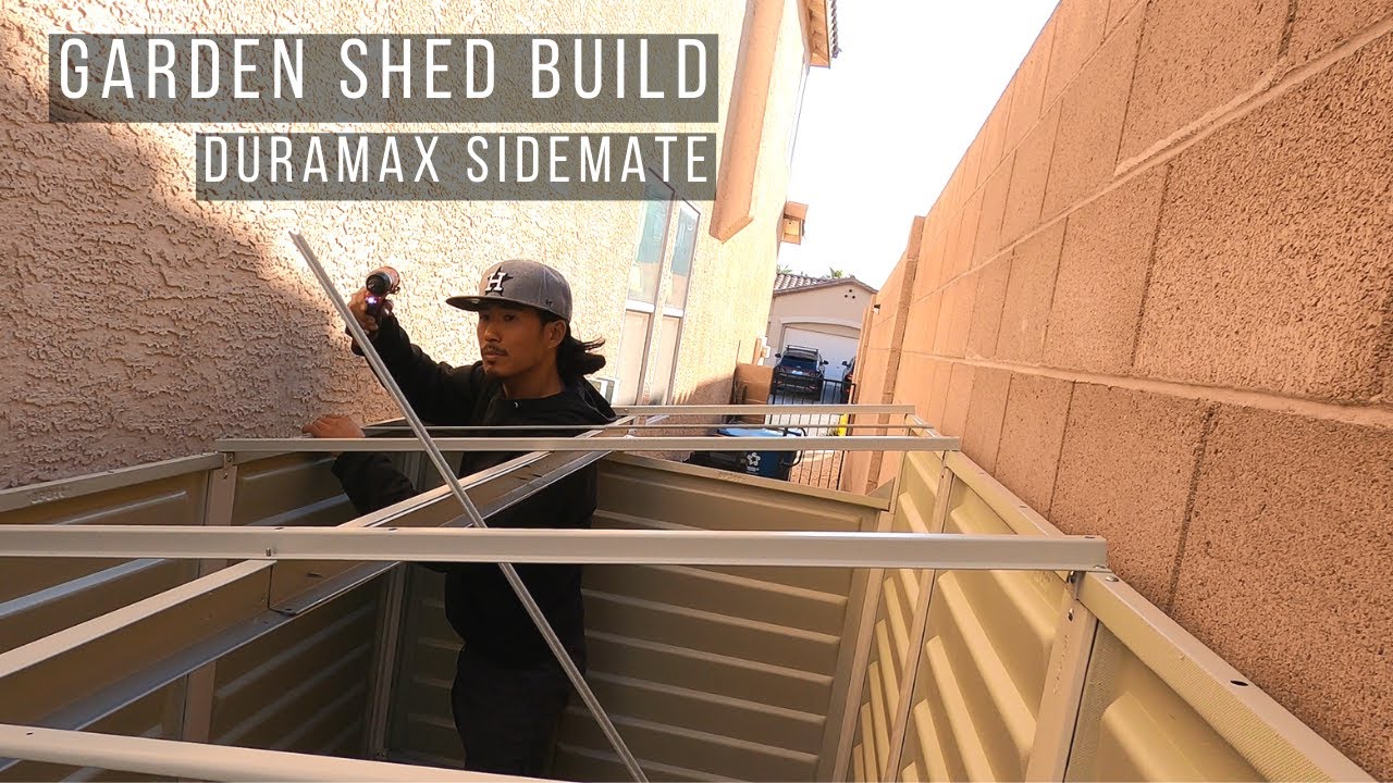 Duramax Sidemate Shed Complete DIY Build