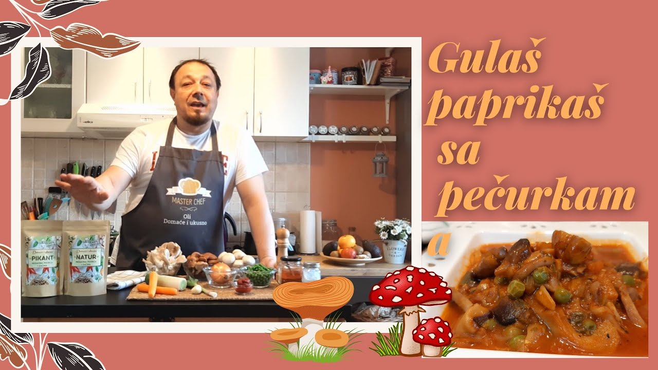 Gulaš Paprikaš od Pečuraka sa Graškom