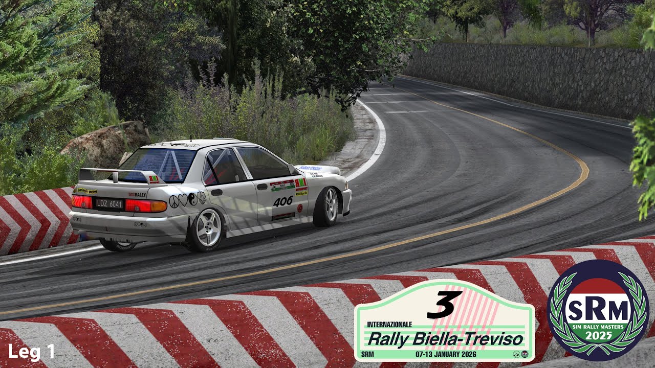 Rally Biella-Treviso - Sim Rally Masters 2025-2026 - Leg 1