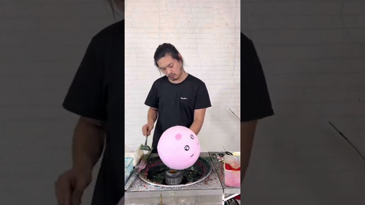 Cotton candy is too big to fit on the screen of mobile phone.