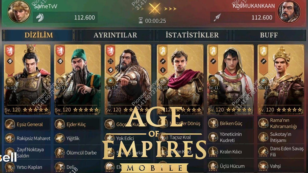 Age of Empires Mobil: LU BU YA Sorduk, SEZAR Cevapladı