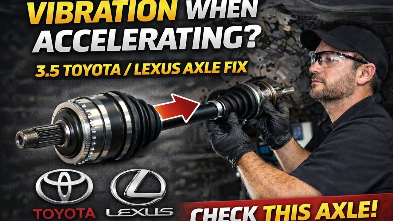 Toyota/Lexus Vibrating when accelerating? Replace your passenger side CV Axle!!