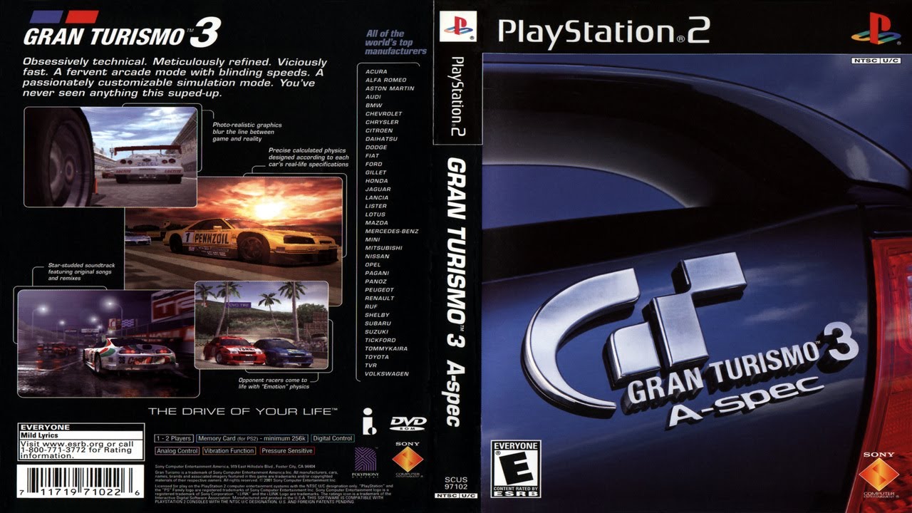 Gran Turismo 3: A-Spec (2011) - Full Gameplay  | PS2  |  UHD | 4K |