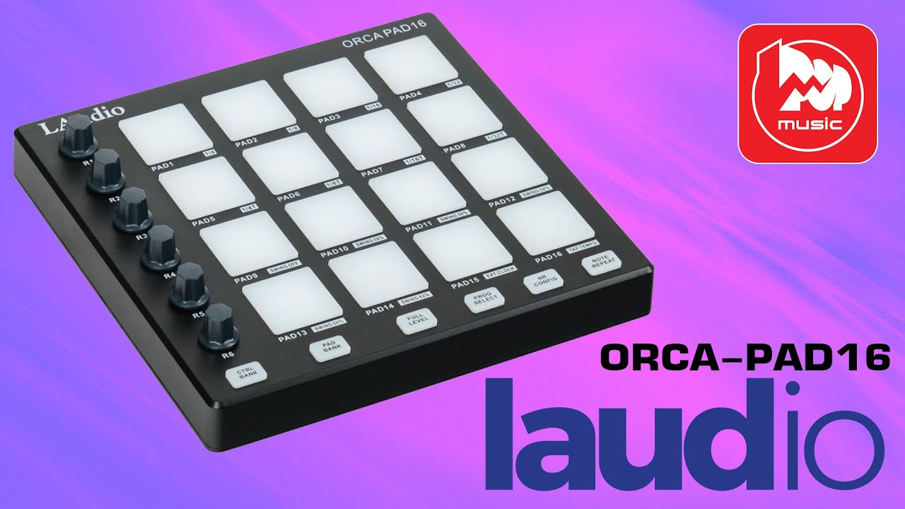MIDI пэд-контроллер LAudio ORCA-PAD16 || 16 пэдов с послекасанием