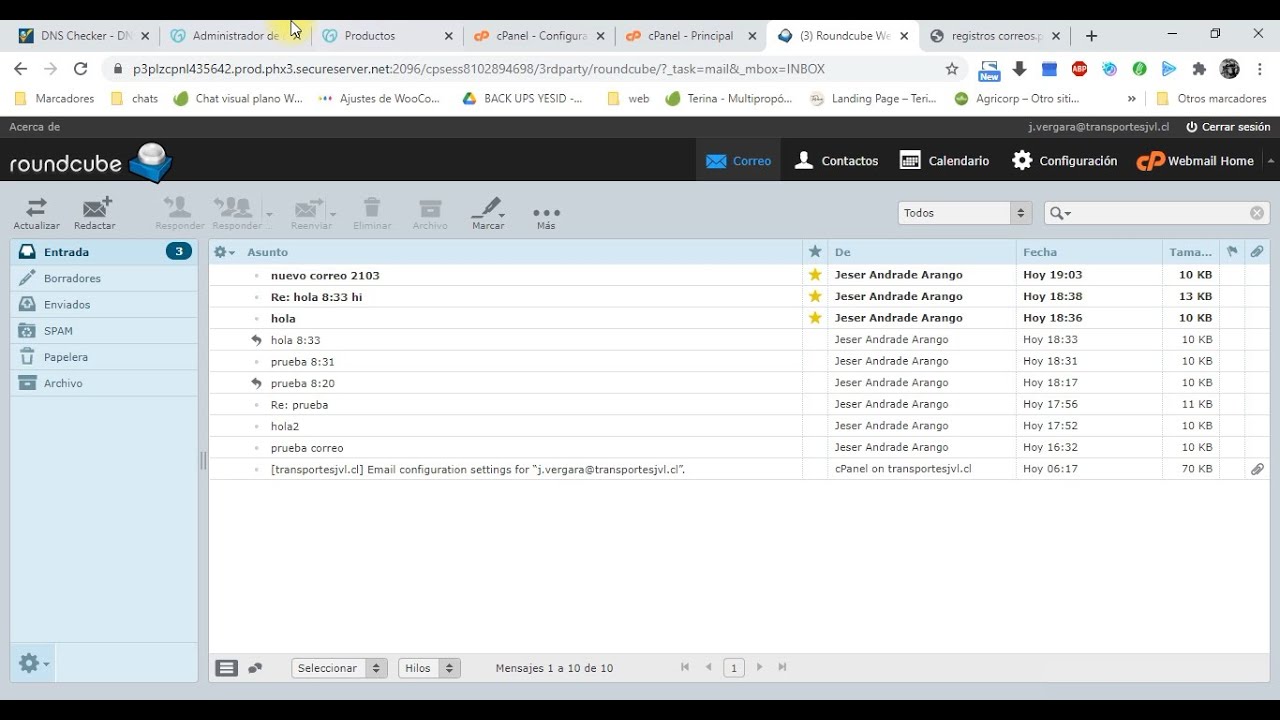 Solución Problema al recibir con correo Cpanel godaddy Parte2