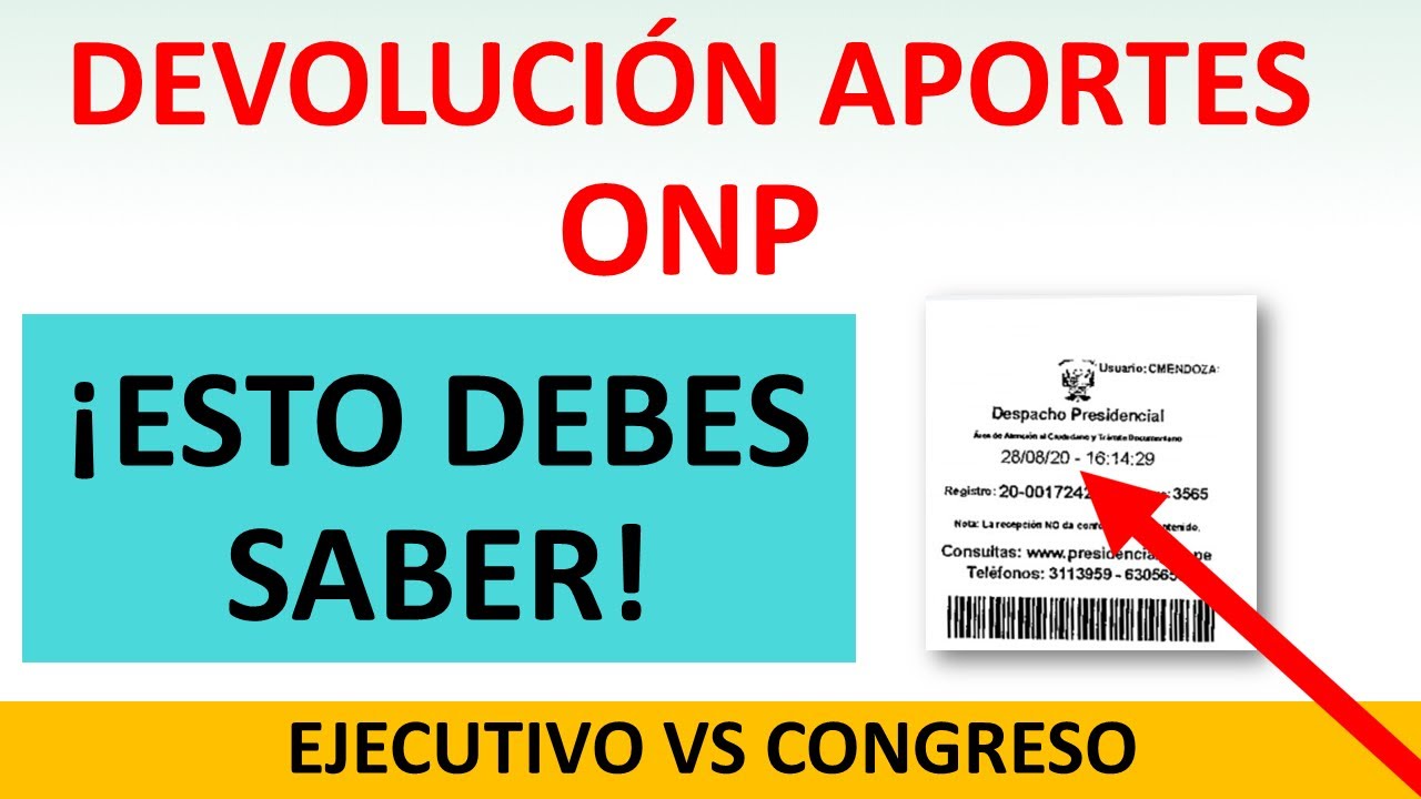 RETIRO 100% ONP | &iquest;Se ejecutara la ley que permite la devoluci&oacute;n de los aportes?