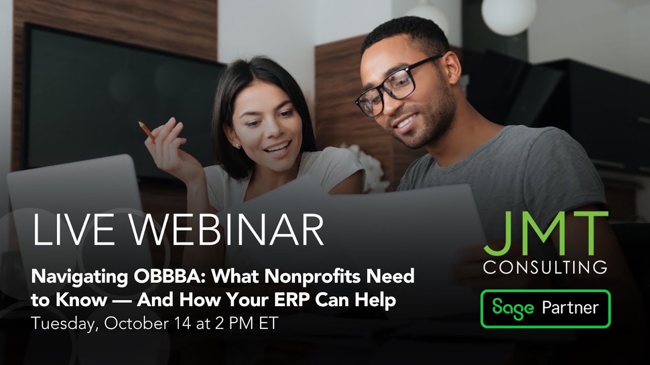 Navigating OBBBA: Nonprofit Tax & ERP Webinar