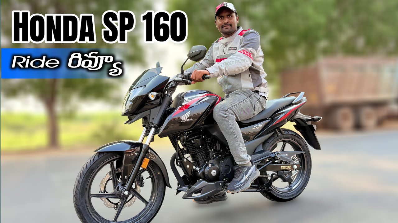 Honda SP160 New 2025 Model Ride Review in Telugu New Features Price Specs Mileage Telugu Review