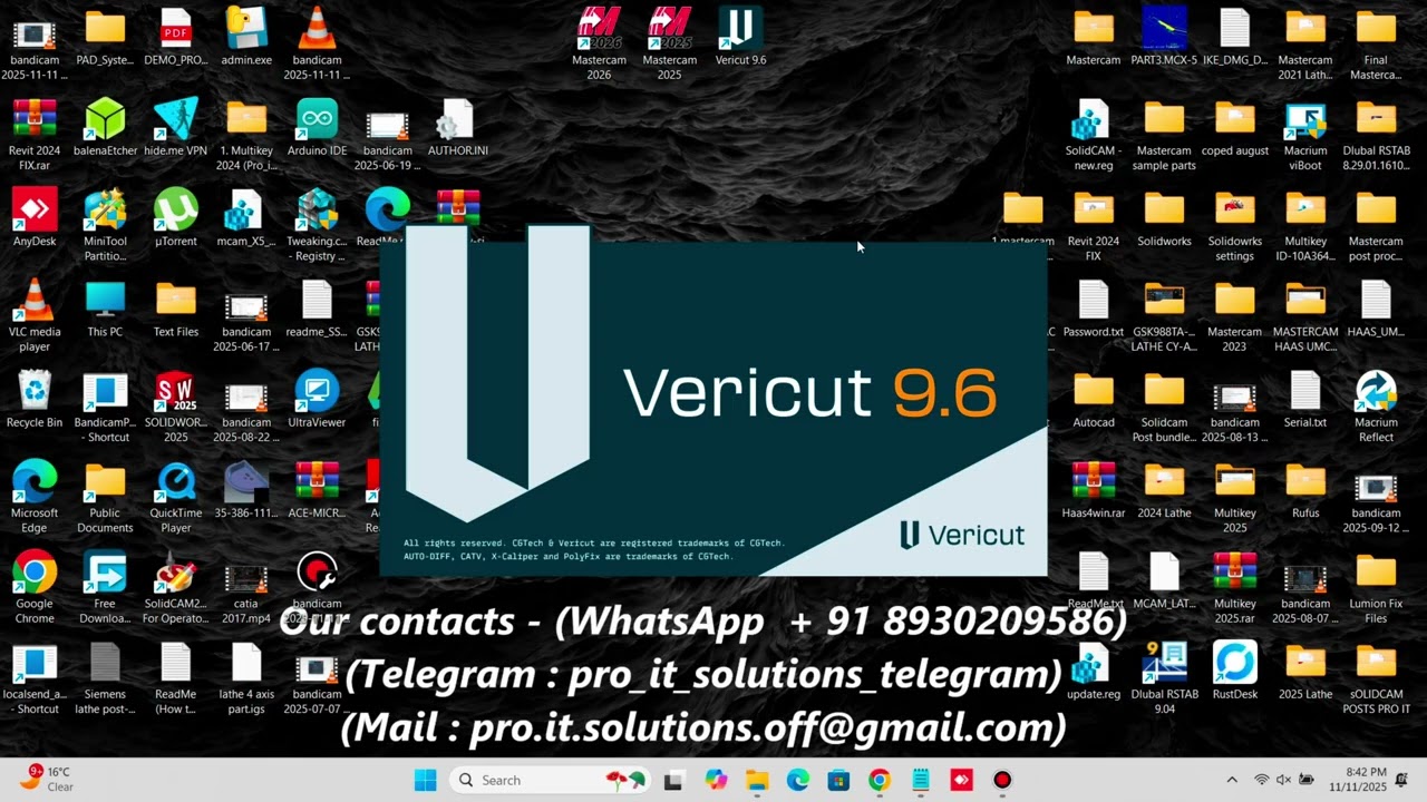 VERICUT 9.6 Installation + Mastercam Integration | License & Setup Error Fix Tutorial