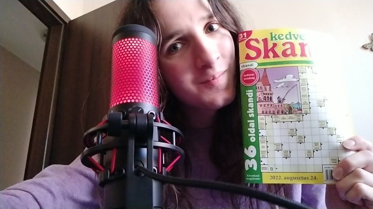 Magyar ASMR, keresztrejtvény fejtés