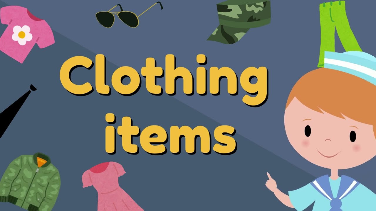 ENGLISH Guessing Game🎯 Clothing items  ︳ Guess the Clothing items︳ESL Game for Kids  ︳
