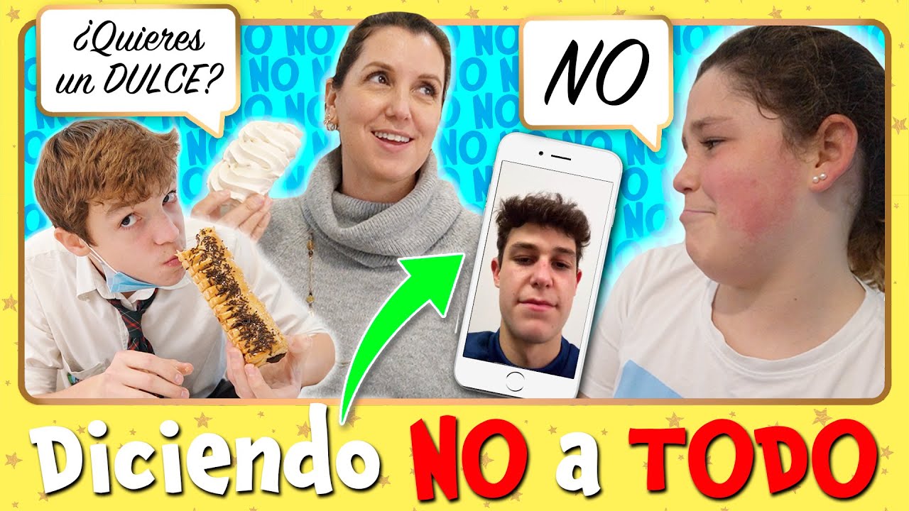 DICIENDO NO a TODO 😈 24 HORAS diciendo NO a TODA mi FAMILIA 😱 NO obedecen MIS ÓRDENES