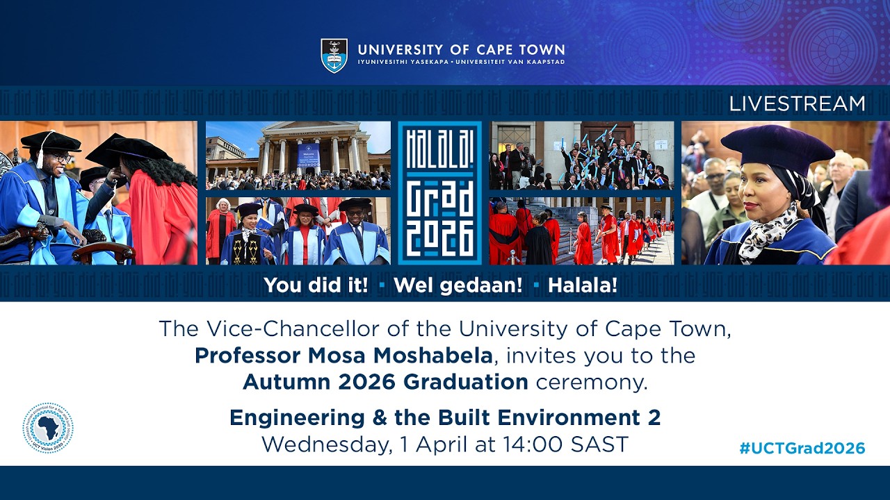 Faculty of Engineering & the Built Environment graduation ceremony 2 &ndash; Autumn 2026