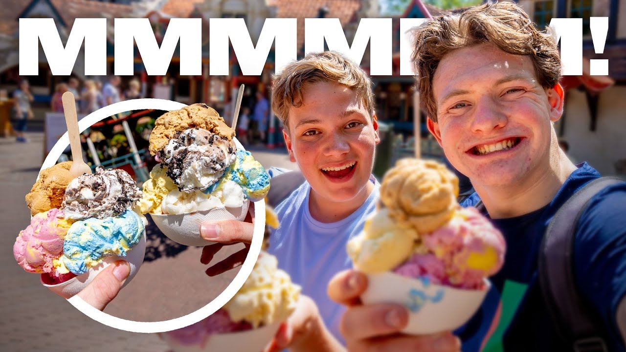 ALLE IJSSMAKEN IN DE EFTELING BESTELLEN?! | Bart Baan