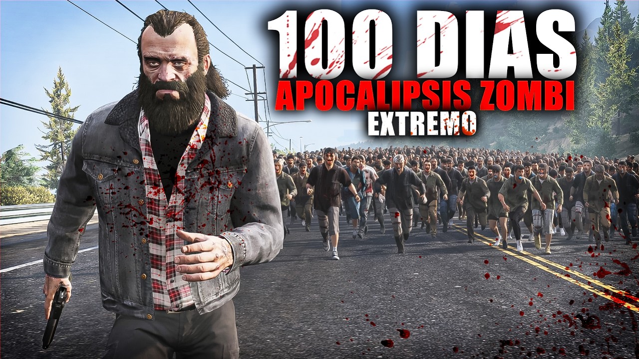 Sobreviví 100 DÍAS en un Apocalipsis Zombie Extremo... GTA 5