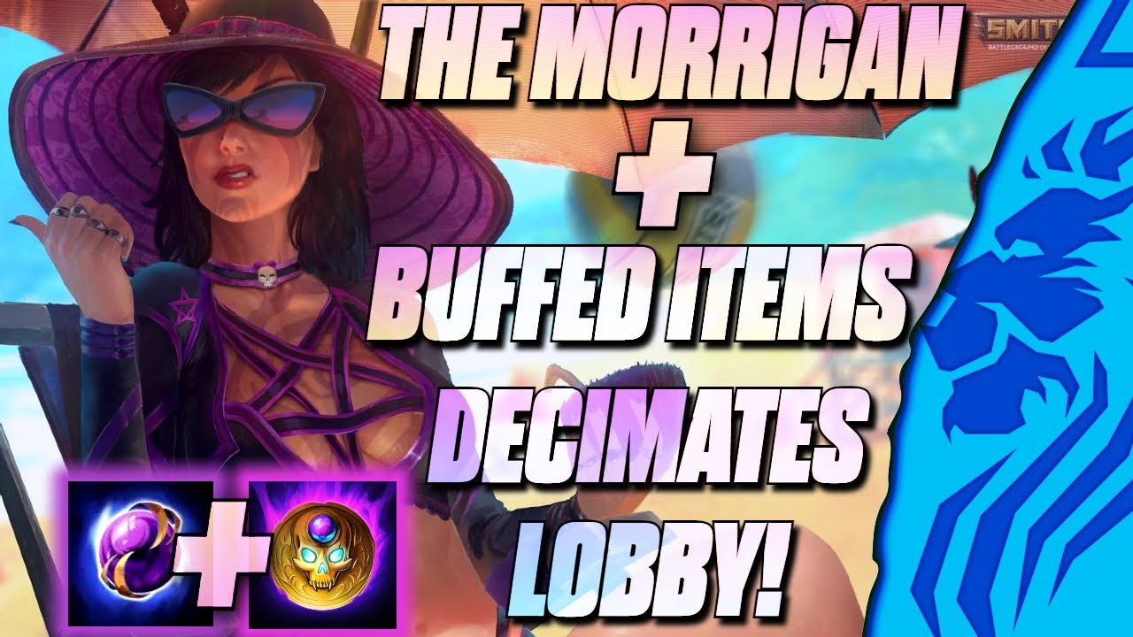 THE MORRIGAN + BUFFED ITEMS DECIMATES LOBBY!