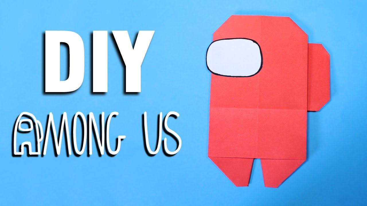 DIY Paper Among Us 3D | Origami Among Us | Easiest Way