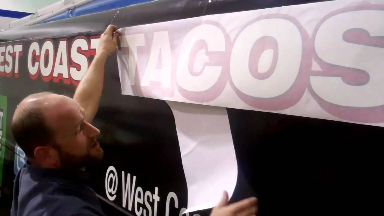 How to Apply Decals on a Vehicle: West Coast Tacos Food Truck | TKO Graphix