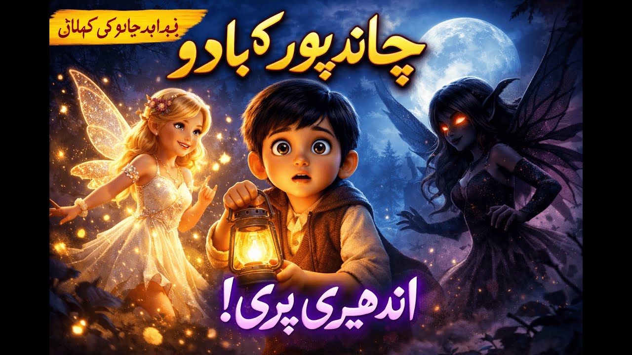 چاندپور کا جادو اور اندھیری پری 😱 | بچوں کی ڈراؤنی پریوں کی کہانی | اردو
