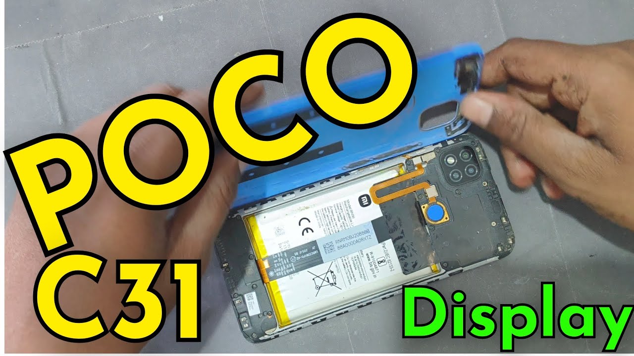 POCO C31 Display Change 