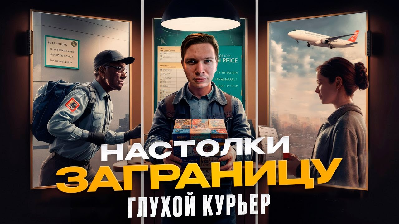 ГЛУХОЙ КУРЬЕР. Отправка настолок ЗАГРАНИЦУ. Продаю новые игры на барахолке. Бизнес на настолках.