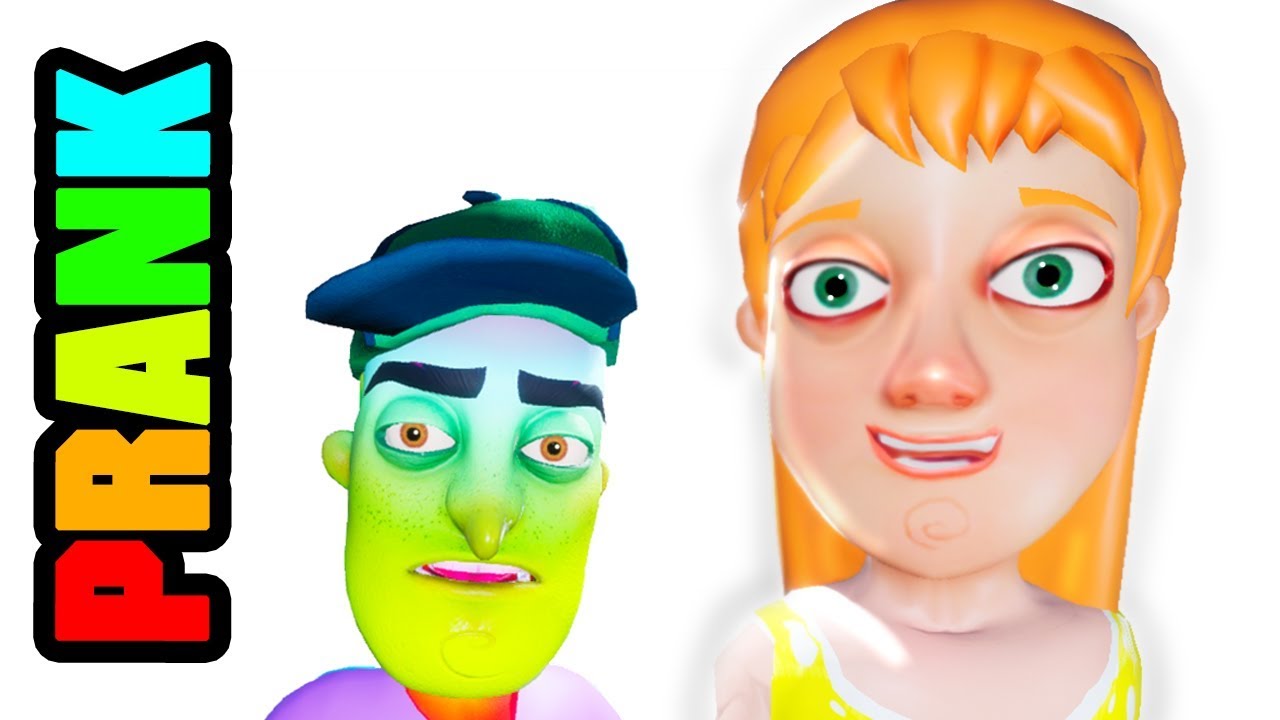 FAMILY INSANE RAINBOW SLIME PRANK ON KID PLAYER - Hello Neighbor Mod