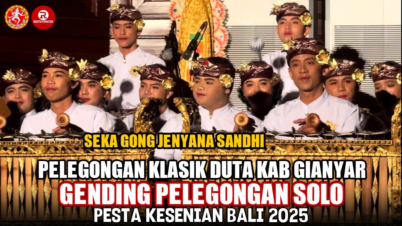 Kab Gianyar Gending Pelegongan Solo, Parade Pelegongan Klasik Duta Kab Gianyar | PKB 2025