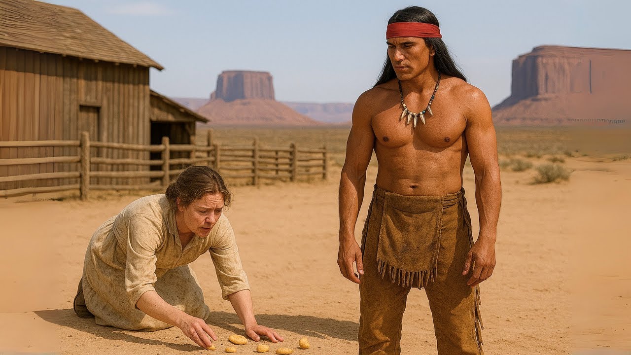 Apache SOLITÁRIO encontra uma VIRGEM faminta comendo COMIDA no CHÃO. Ele MUDA sua vida para sempre.