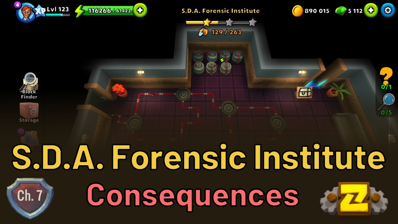 S.D.A. Forensic Institute - #10 Consequences - Puzzle Adventure