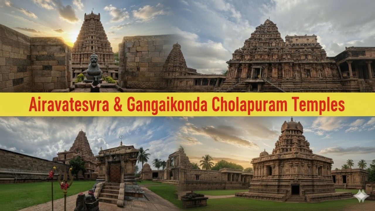 Exploring Chola Wonders | Airavatesvara & Gangaikonda Cholapuram Temples