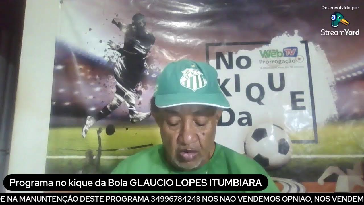 PRORROGAÇÃO ESPORTES PROGRAMA NO KIQUE DA BOLA 16/02/2026 YOUUBE