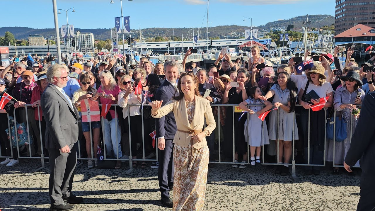 Queen Mary & King Frederik Visit Hobart 🇦🇺 | Royal Visit Tasmania 2026 | Hobart Live Experience