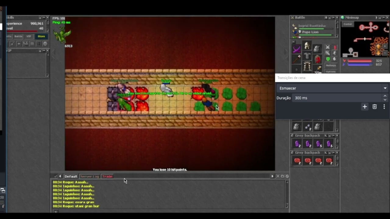 antiga.online   tibia 7.4  :  Me estourei de branco e vermelho.