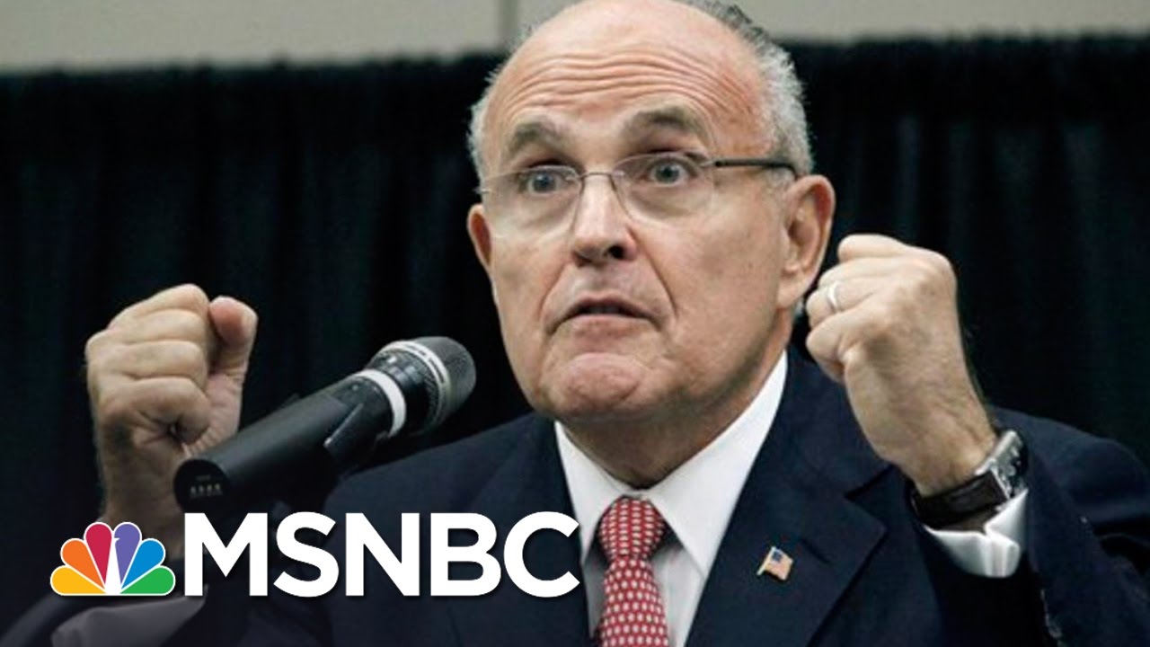 Rudy Giuliani Compromises Credibility For Donald Trump | Rachel Maddow | MSNBC