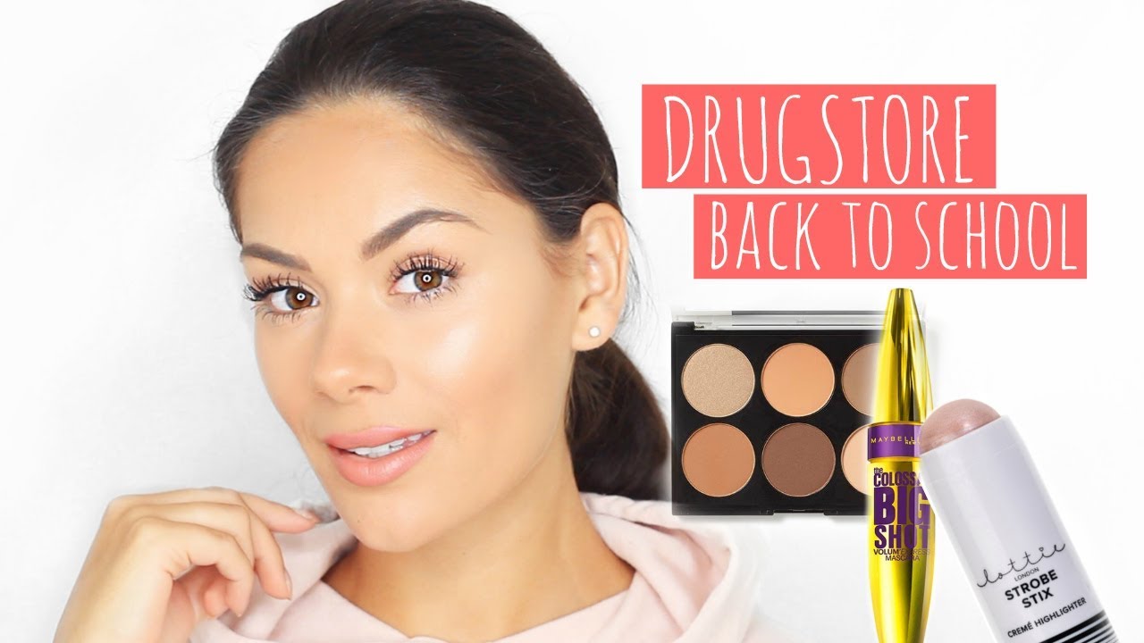 BACK TO SCHOOL FULL FACE DRUGSTORE MAKEUP TUTORIAL | Beauty's Big Sister