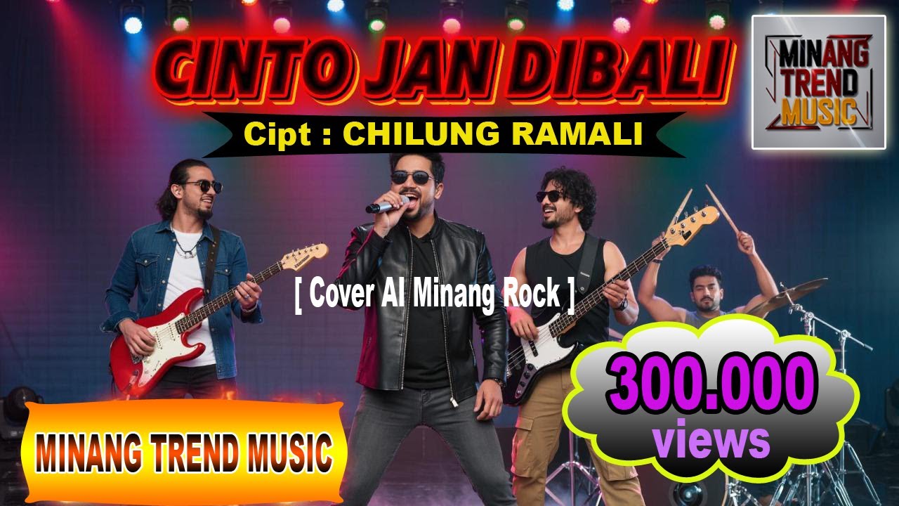 Cinto Jan Dibali - Cipt: Chilung Ramali [Cover AI Minang Rock]