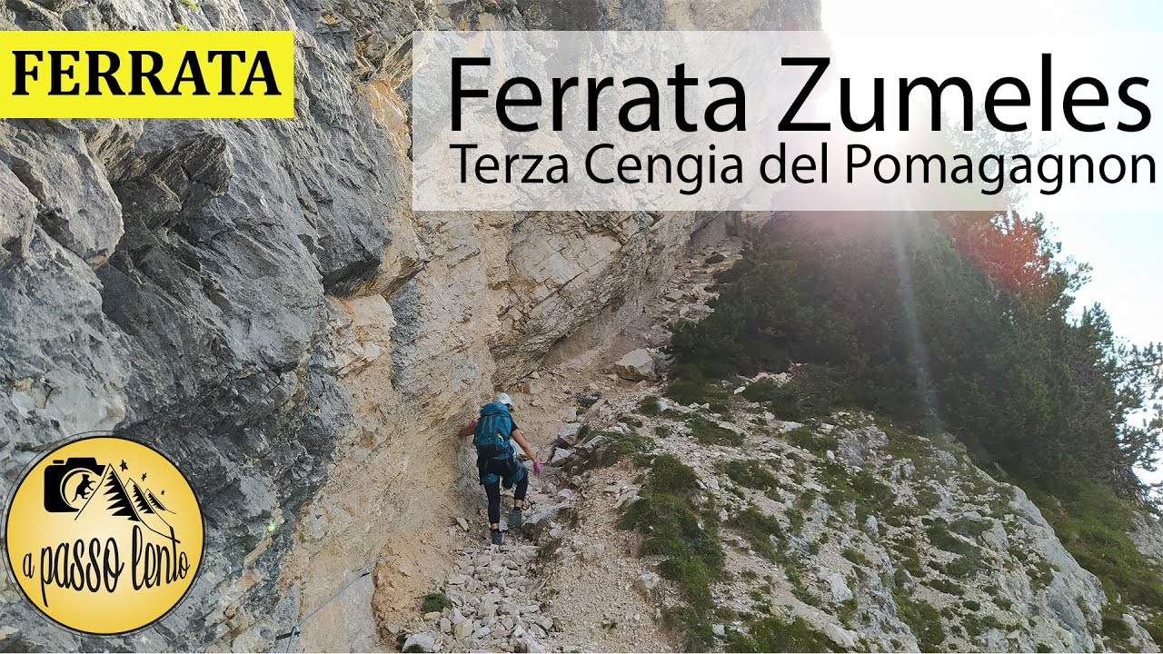 Ferrata Zumeles Terza Cengia del Pomagagnon [Trekking Italia Dolomiti]